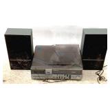 Emerson Record Player Shelf Hero & 2 Speakers