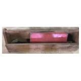 Wood Toolbox & Contents - 11" x 30" x 7"