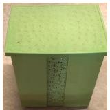Vintage Plastic Clothes Hamper - 16" x 14" x 10"