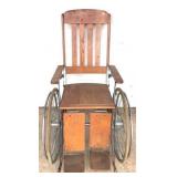 Antique Wheelchair - 48" x 24" x 42"