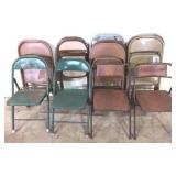 16 Folding Chairs - 31" x 16" x 18"