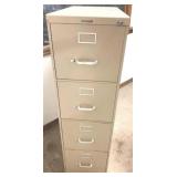 Metal File Cabinet - 52" x 15" x 29"