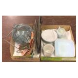 2 Trays of Assorted Items