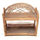 Wicker Shelf - 18" x 7" x 17"
