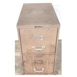 Metal File Cabinet - 27" x 15" x 26"