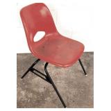 Vintage Plastic Chair - 30" x 17" x 25"