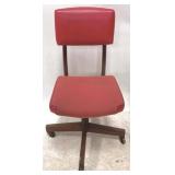 Vintage Office Chair - 36" x 17" x 18"