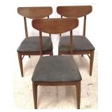 3 Chairs - 34" x 18" x 18"