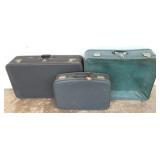 3 Vintage Suitcases