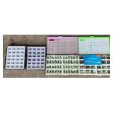 Lot of Dental Caps in Plastic Cases