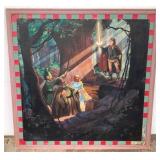 Oil on Board - 51" x 51"