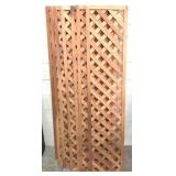 7 Pieces Wood Lattice - 71" x 16"