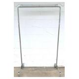 Rolling Metal Clothes Rack - 68" x 38" x 20"