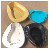 Lot of 4 Bedpans