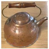 Copper Teapot - 10" x 9"