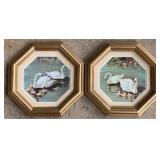 2 Framed Prints - 10" x 10"