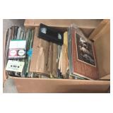 Box Lot of Records & More