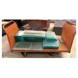 Metal Cart (Contents Not Included) - 29"x69"x39"