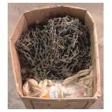 Box Lot of Metal Chains