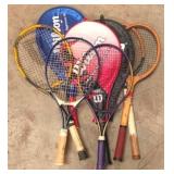 Lot of Assorted Tennis Rackets
