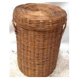 Wicker Basket with Lid - 19" x 25"