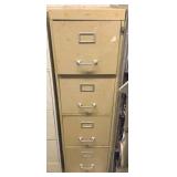 Metal File Cabinet - 52" x 18" x 29"