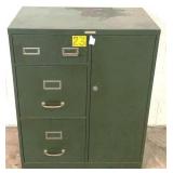 Metal File Cabinet - 34" x 24" x 16"