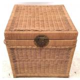 Wicker Blanket Chest - 19" x 19" x 19"