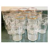 Vintage Glasses, 13pc
