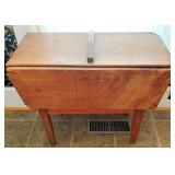 Primitive Dough Box on Legs w/ Lid