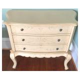 Painted 3 Drawer Chest 32 x 38 x 19