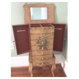 Decorative Jewelry Armoire 42 x 22 x 13