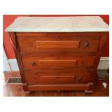 Marble Top Dresser, as is