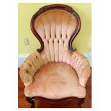 Victorian Carved Parlor Chair