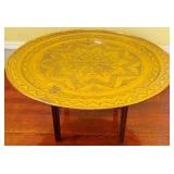Brass Tray Coffee Table 18 x 37