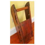 Vintage Wood Sled 7 x 15 x 38