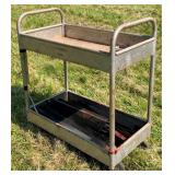 Rolling Metal Cart 36 x 30 x 16