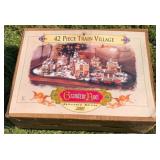 42pc Train Village in Box