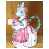 Rabbit Teapot 9"