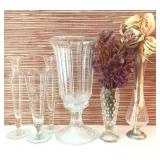 Fostoria American & Other Vintage Vases