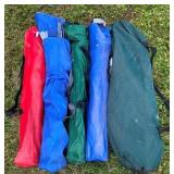 5 Folding Camping Chairs
