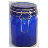 Cobalt Storage Jar 6" Tall