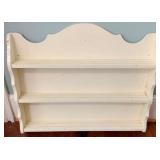 Painted Wall Shelf 32 x 34 x 4