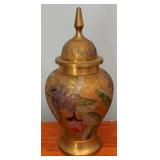 Brass Ginger Jar 10"