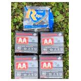 4 Boxes 20ga shells & 1 12ga