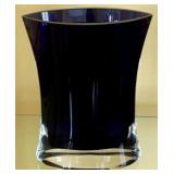 Cased Glass Vase 8"