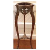 Carved Plant Stand, no top 42 x 11