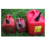 3 Gas Cans