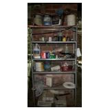 Metal Shelf w/ Contents 65 x 36 x 12