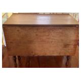 Vintage Drop Side Table w/ Drawer